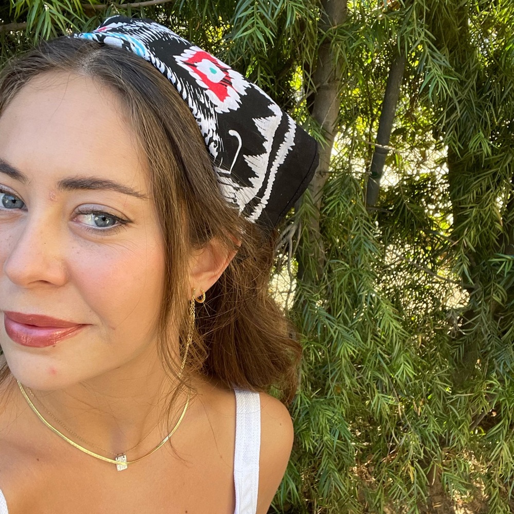 Aztec print bandana